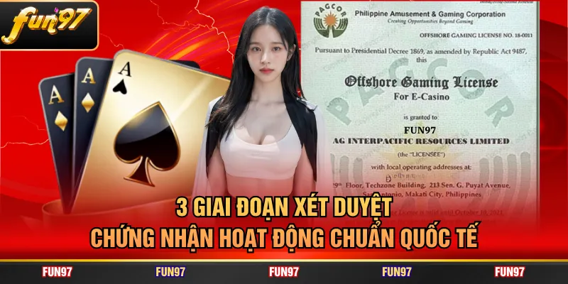  3 giai đoạn xét duyệt chứng nhận hoạt động chuẩn quốc tế